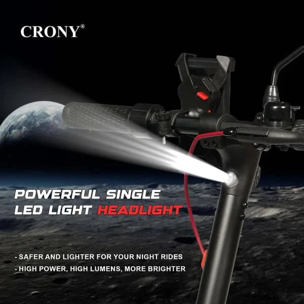 Crony M365 Max – Dual Suspension Electric Scooter (500W, 55 KM/H)