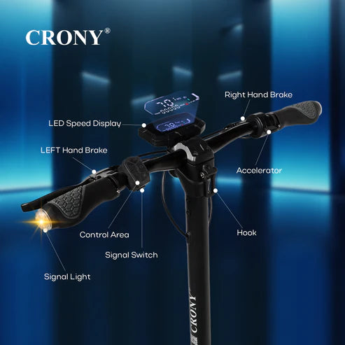 Crony T2 – Dual Suspension Electric Scooter (1500W, 70 KM/H)