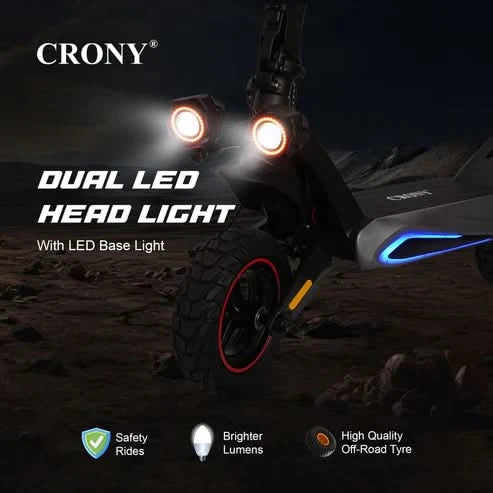Crony T2 – Dual Suspension Electric Scooter