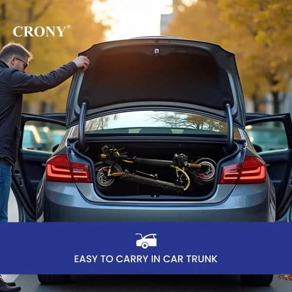 Crony V10+ Pro – High Performance Electric Scooter (1500W, Wide Tire, 68 KM/H)