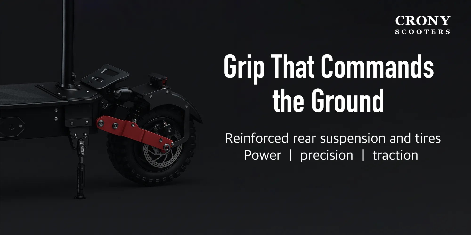 Crony X7 – Off-Road Dual Motor Electric Scooter (5000Wx2, 130KM/H) hero 5