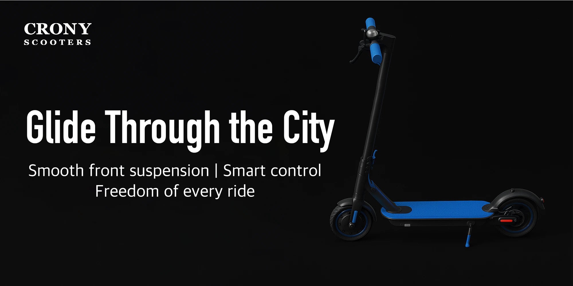 Crony XM M365 – Electric Scooter with Front Suspension (250W, 45KM/H) hero 1