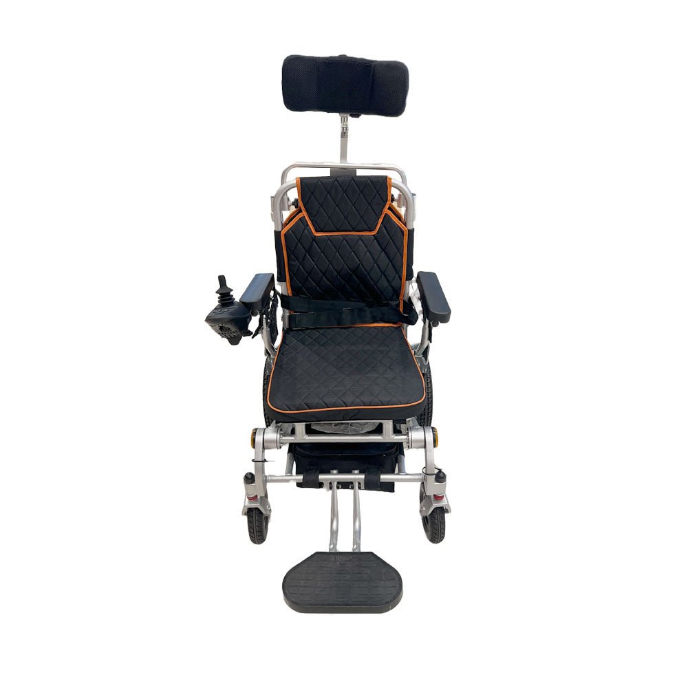 CRONY 6019 Electric wheelchair High back with flatlay Electric Wheelchair for Adults All Terrain Lightweight Foldable Wheelchairs
