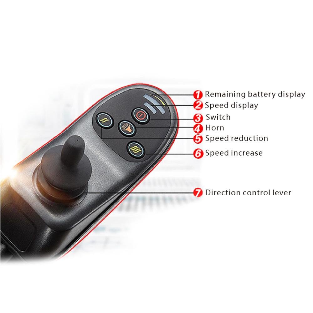 CRONY CN-6002 Electrically propelled wheelchair Portable Elderly Automatic Medical Scooter Manual Electric Switching Wheelchairs