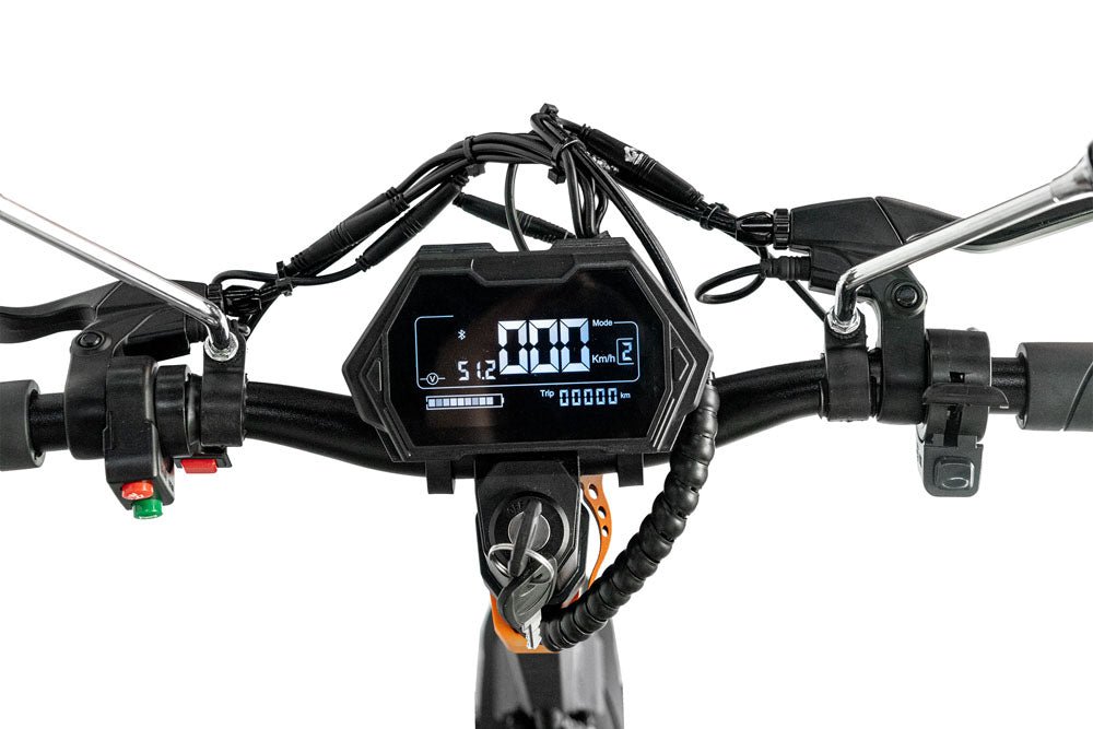 CRONY M4 Max Dual Drive Electric Scooter 1200Wx2 Motors 48V/20AH Battery 35-50KM Range Disc Brakes Front/Rear Suspension