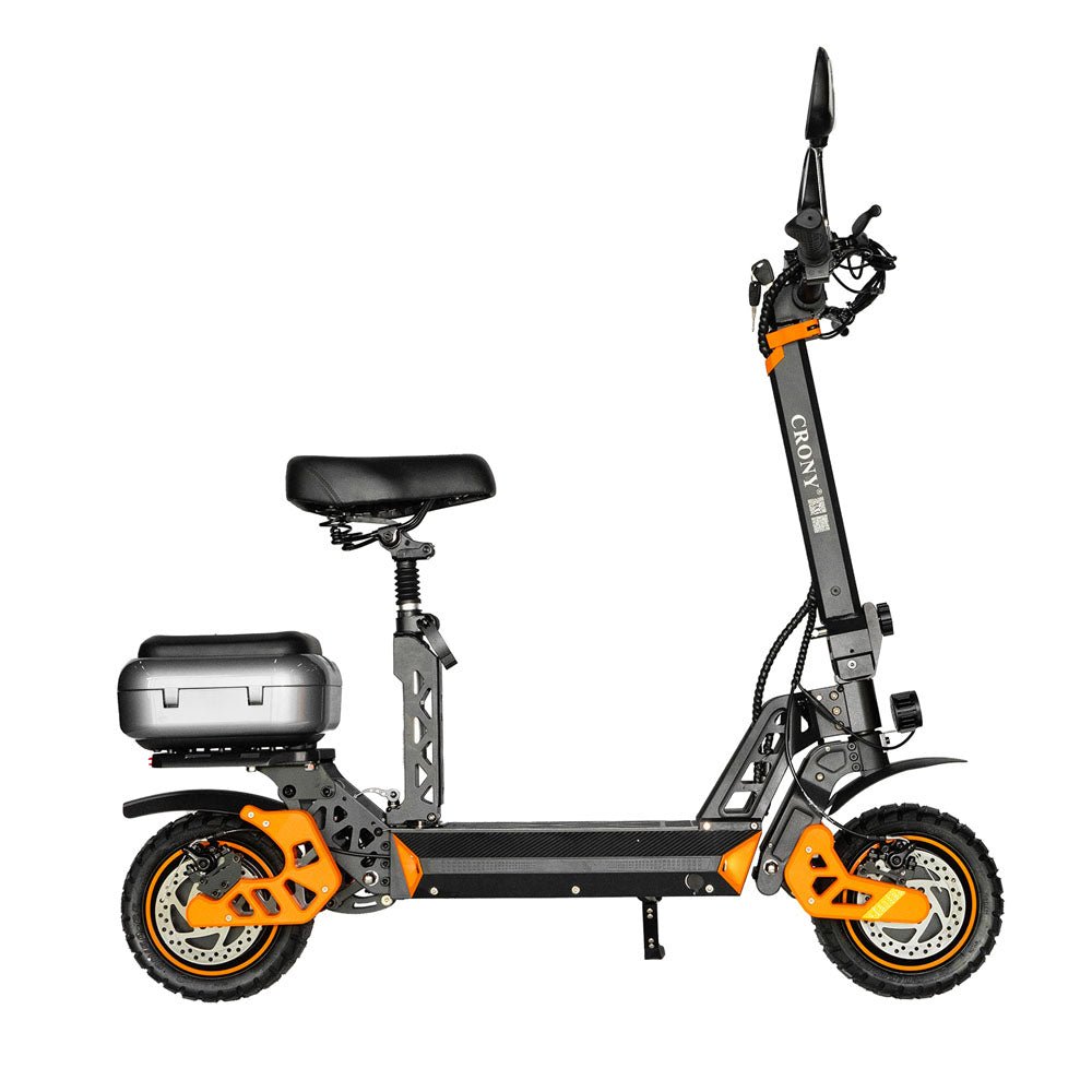 CRONY M4 Max Dual Drive Electric Scooter 1200Wx2 Motors 48V/20AH Battery 35-50KM Range Disc Brakes Front/Rear Suspension