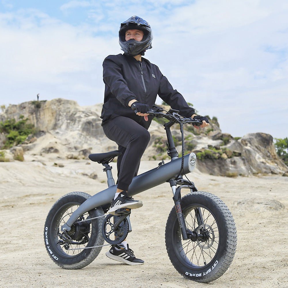 CRONY Q3 Off-road fat tire 48V/750W aluminum alloy E-bike 20 inch fat tire off road bicy Scootercle electric bike Scooter