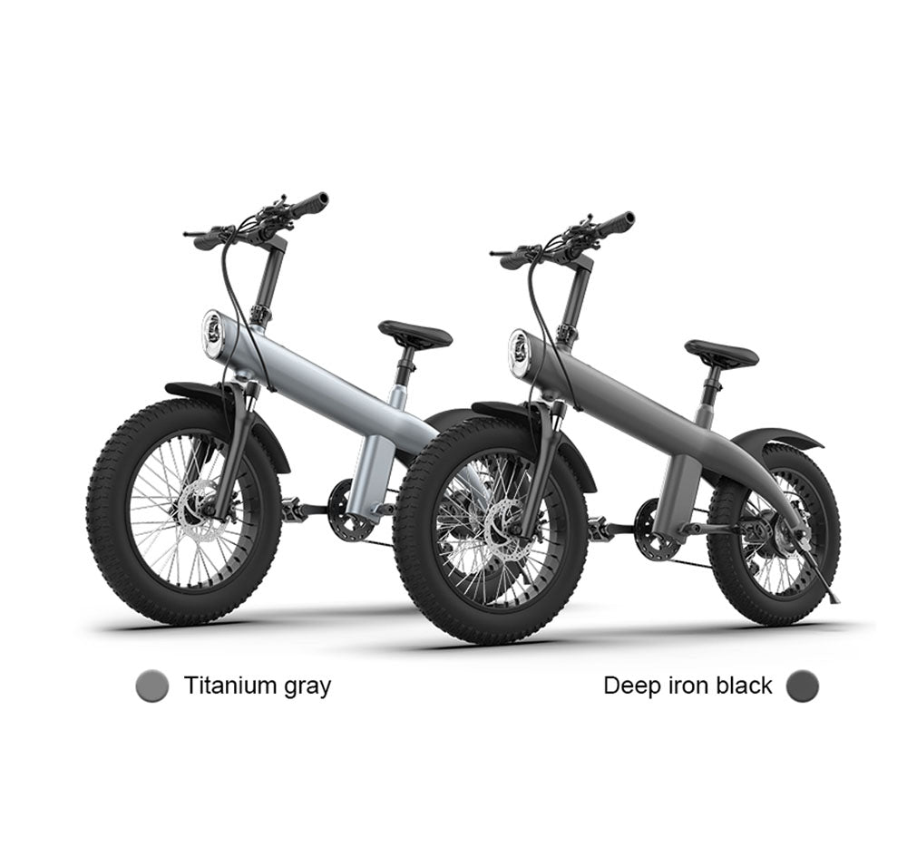 CRONY Q3 Off-road fat tire 48V/750W aluminum alloy E-bike 20 inch fat tire off road bicy Scootercle electric bike Scooter