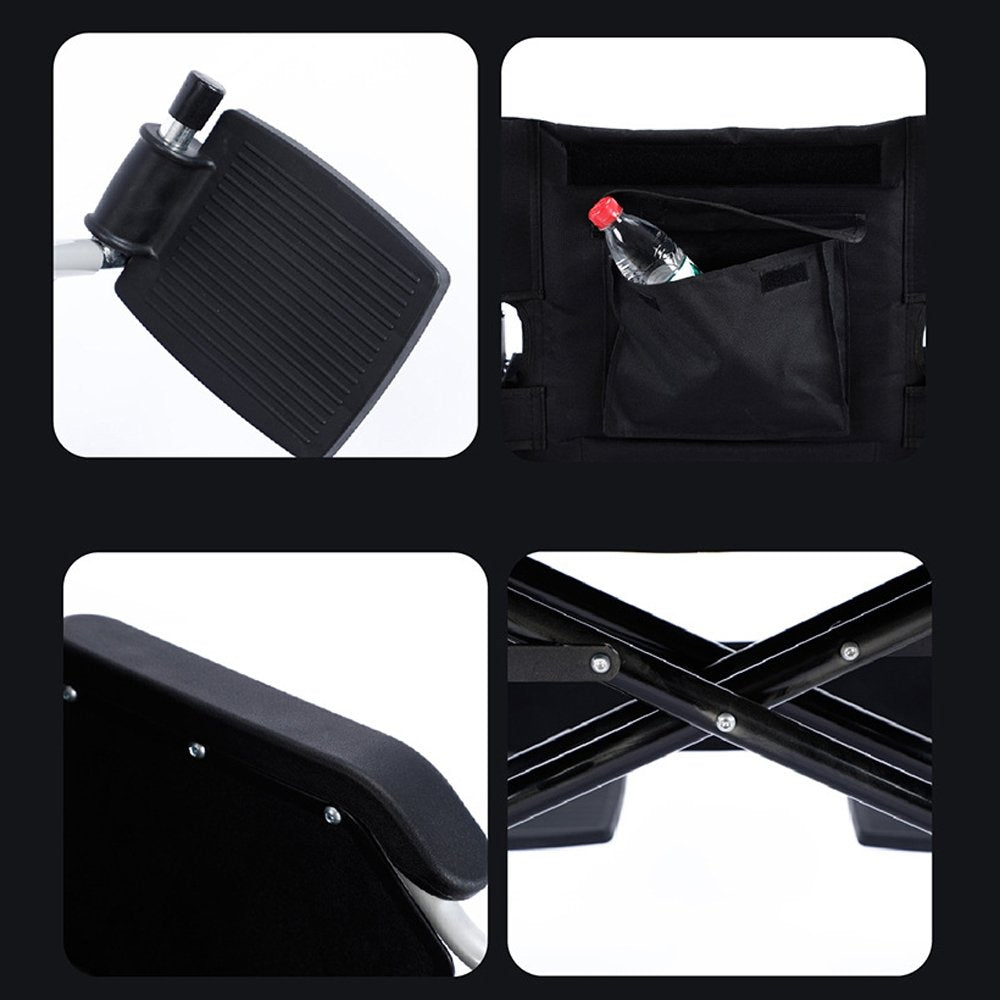 CRONY S01 Widened and load-bearing hand push folding Wheelchairs 24&quot; Large Wheel 150KG Capacity