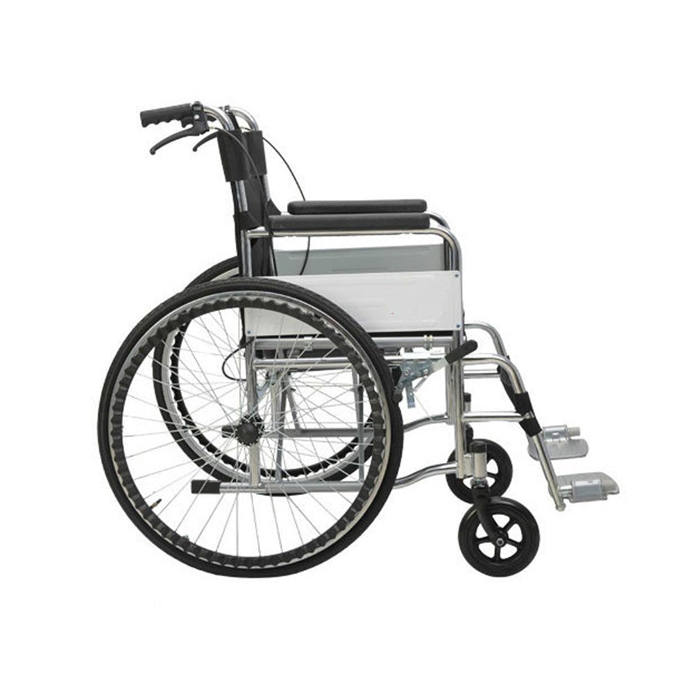 CRONY XT-T-007 Hand-pushed wheelchair With toilet Convenient four-brake wheelchair multifunctional folding Wheelchairs