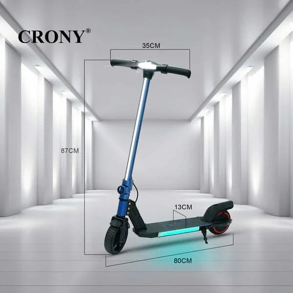 Crony S32 – Kids Electric Scooter (130W, 16 KM/H, LED Lights)