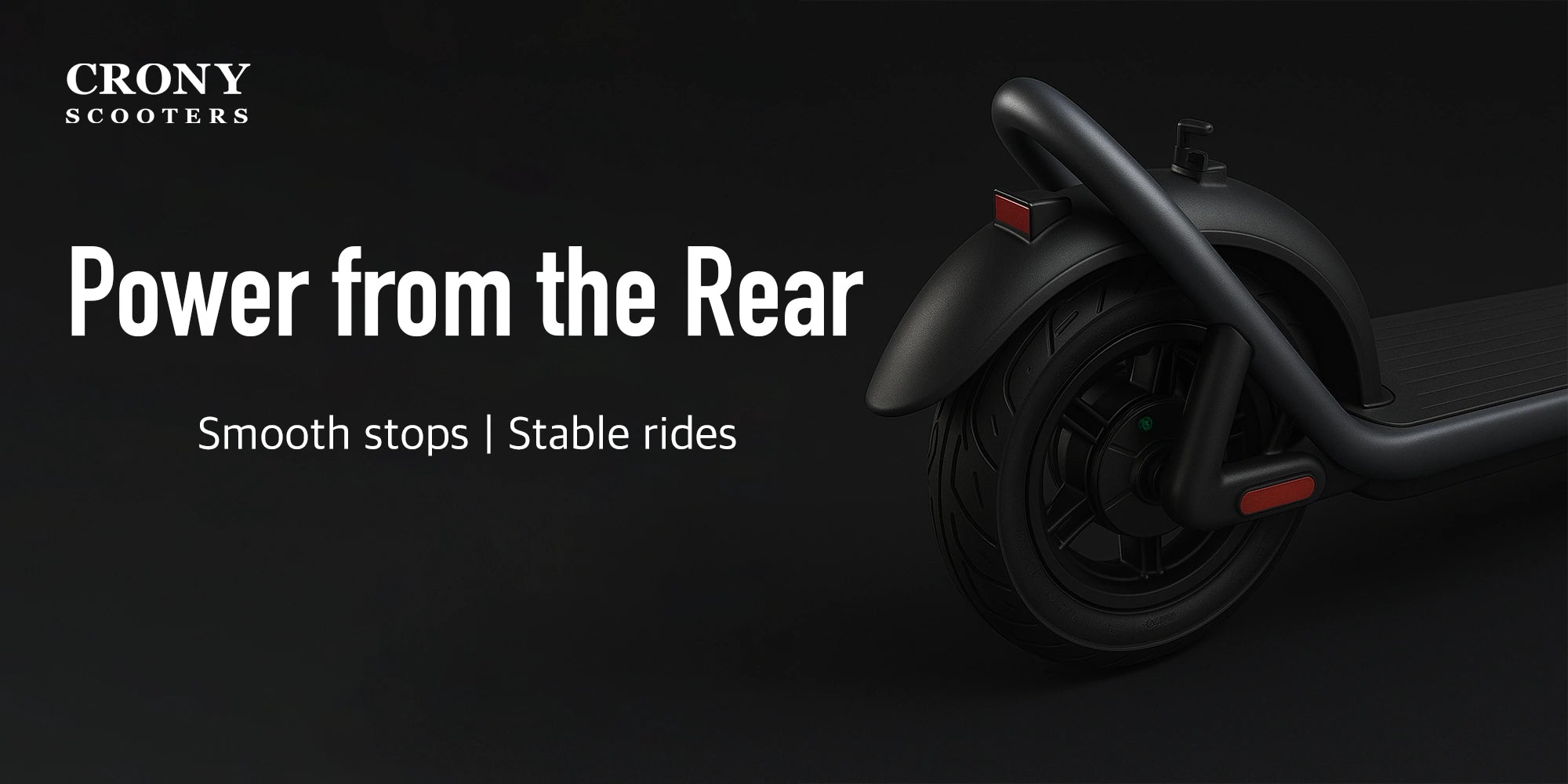 Crony X11 Max – Electric Scooter (450W, 60 KM Range, Detachable Battery) hero 3